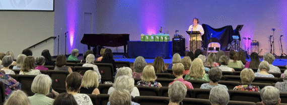 addressing audience